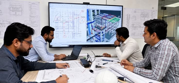GIGA BASE engineering and BIM coordination