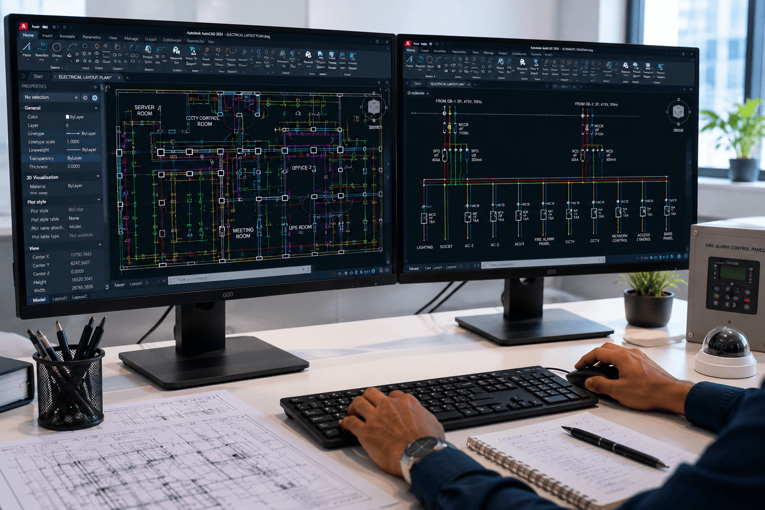 Electrical control panels and distribution systems